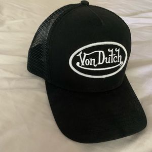 Von Dutch Trucker Hat Authentic Black